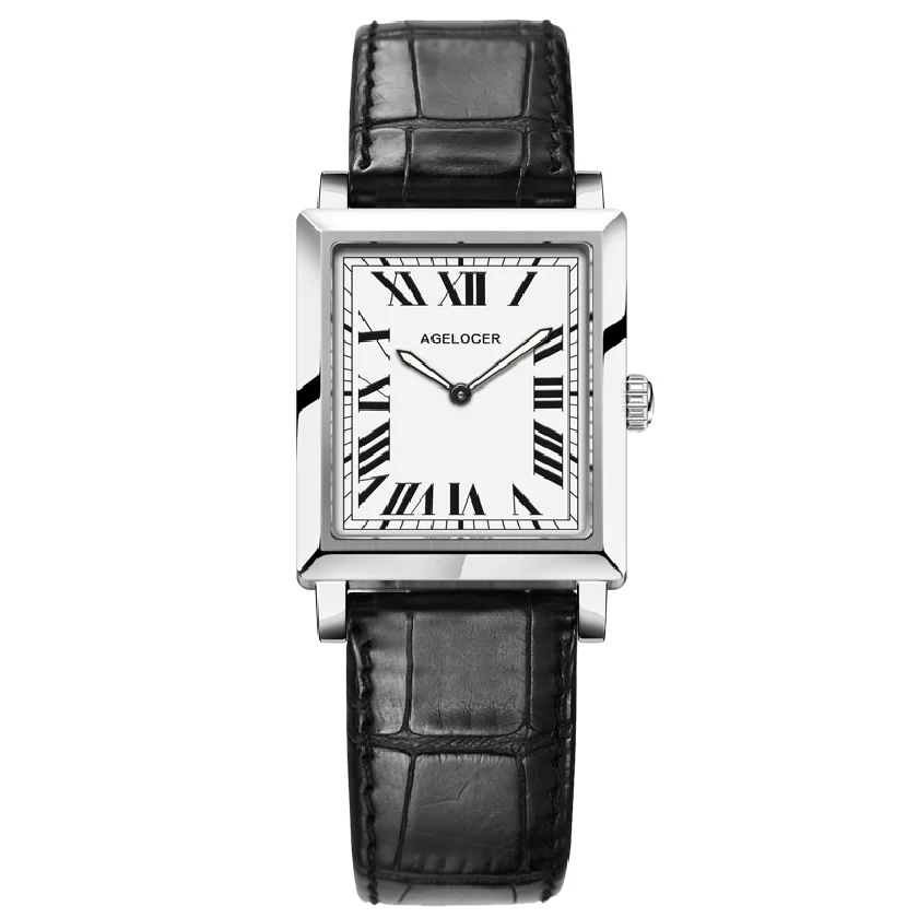 

Agelocer Original Brand Ladies Watches Women Fashion Quartz watch Genuine Real Leather Luminous 6.2MM Thin Dress Watches