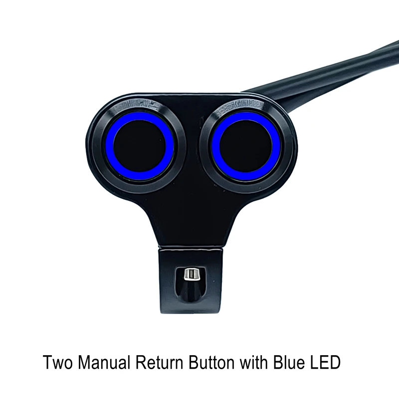 

LMoDri алюминиевый сплав мотоцикла 22 мм переключатель на руле универсальные водонепроницаемые переключатели 12 В противотуманный светильник звуковой сигнал кнопка включения и выключения