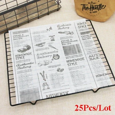 

Пергаментная бумага, устойчивая к жирости корзина, масляная бумага, обертки для хлеба, сэндвича, картофеля фри - белый/коричневый, инструменты для выпечки