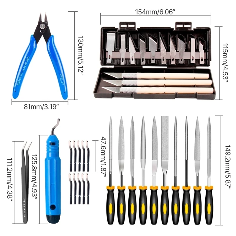 Инструмент для удаления заусенцев набор ножей обрезки ручные инструменты