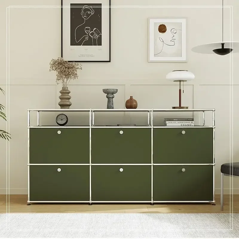 Современный USM шкаф для телевизора из нержавеющей стали модуль хранения