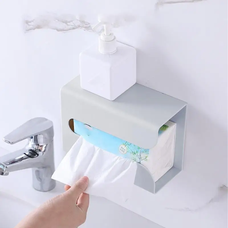 Самоклеящаяся коробка для салфеток настенный держатель кухонный инструмент