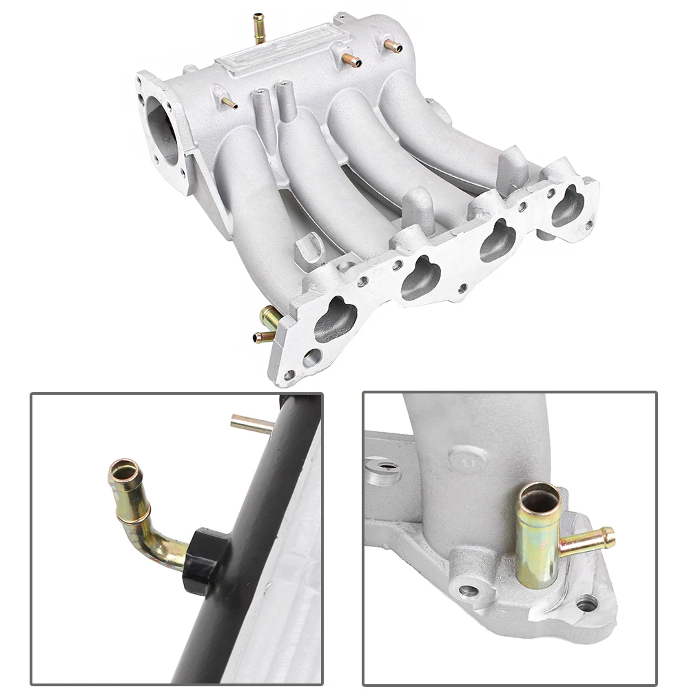 Фото Алюминиевый впускной коллектор для двигателей Honda 88-00 Civic CRX Del Sol SOHC D Series CX DX EX BK US №3