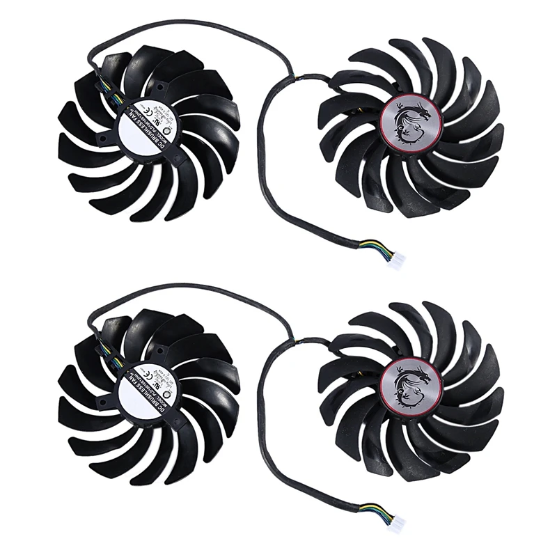 

Вентилятор охлаждения для MSI Gtx1080ti 1080 1070 RX470 1060 480 570 580