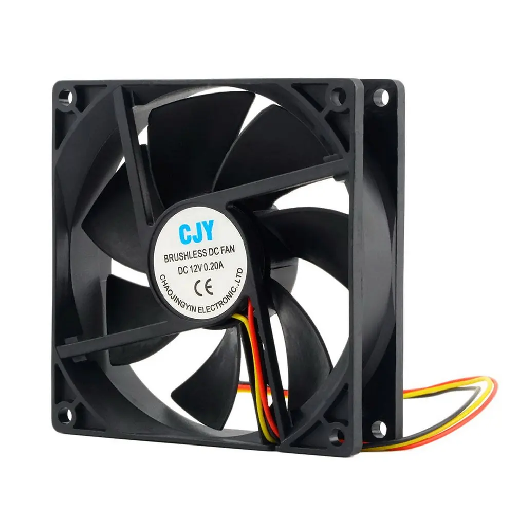 

1pc 12V 3-Pin 9cm 90 x 25mm 90mm CPU Heat Sinks Cooler Fan DC Cooling Fan 65 CFM High Quality Fast Free