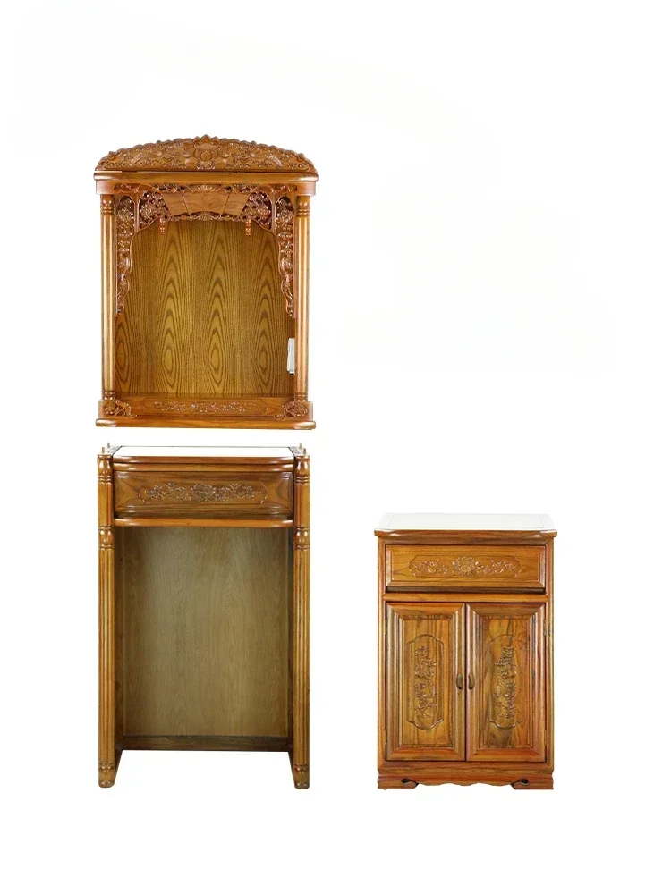 Храм Шкаф для одежды Буддийская зала Святая Будды Бог богатства Домашний алтарь