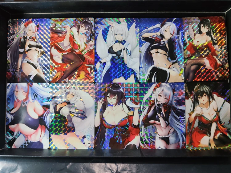 10 шт./компл. восьмая партия сделай сам аниме карты с принтом коготь Лейн Acg красота