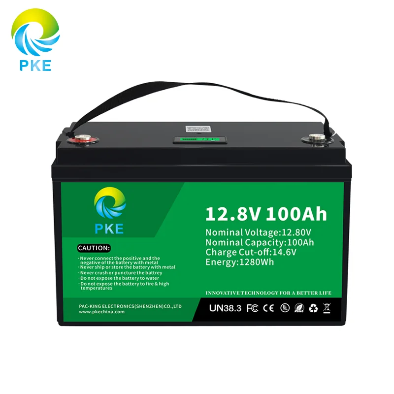 

Q12V100AYLA6G3 5000 Times Deep Cycle 12.8V 100Ah LiFePO4 Lithium Battery for Solar RV Marine Golf 12V 100Ah
