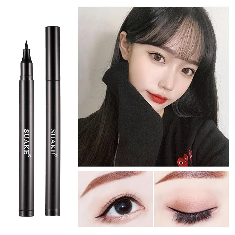 

1 Pcs Liquid Eyeliner Pen Black Waterproof Long Lasting Smooth Eyeliner Pencil Quick Drying Sweat-proof Makeup Beauty Cosmetic