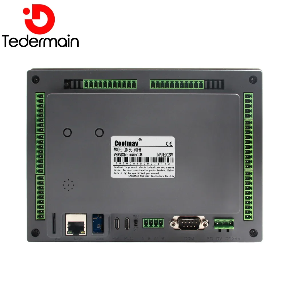 Coolmay 7-дюймовый HMI PLC Сенсорный экран женский цифровой программируемый логический