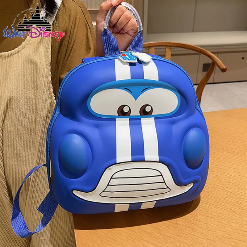 Disney McQueen New Girls' Backpack Cartoon Cute Children's Schoolbag 3D Large Capacity High Quality Children's Leisure Backpack