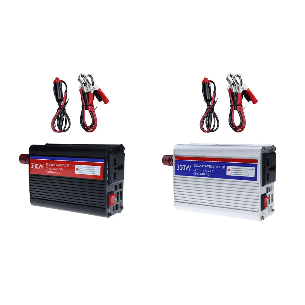 Solar Automobile Power Converter Sine Wave DC 12V to AC 230V Adaptor Boat Camping Travelling Emergency Inverter Solar Automobile Power Converter Sine Wave DC 12V to AC 230V Adaptor Boat Camping Travelling Emergency Inverter