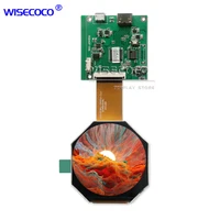 wisecoco lcd display 3 inch round screen circular tft ips lcds module 480x480 controller board driver
