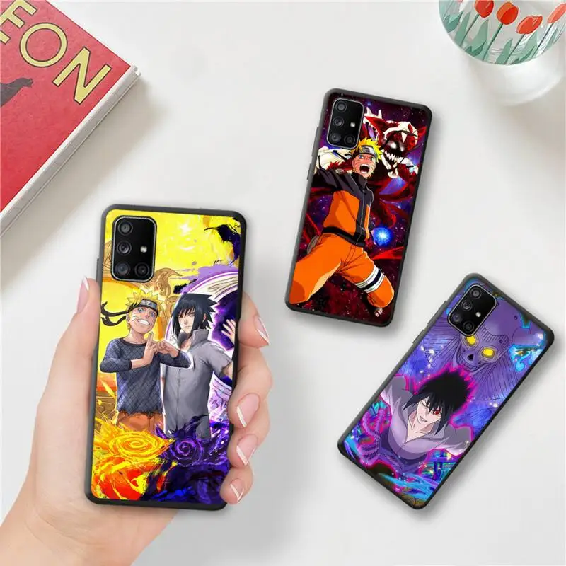 

Anime Uzumaki Naruto Uchiha Sasuke Phone Case For Samsung Galaxy A52 A21S A02S A12 A31 A81 A10 A30 A32 A50 A80 A71 A51 5G