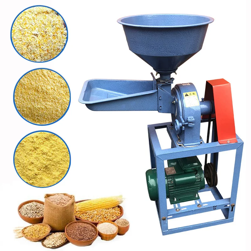 

Electric Grain Grinder Corn Crusher Spice Grinder Whole Grain Mill Commercial Home Dry Food Soybean Multifunctional Feed Crusher