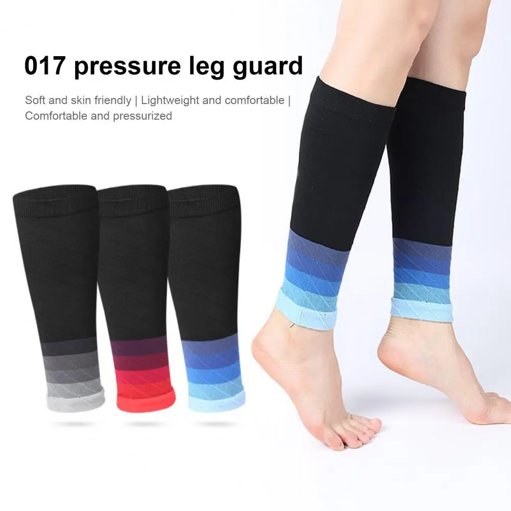 1Pair Compression Socks Comfortable Precise Sewing Nylon Sports Compression Gradient Leggings Stockings