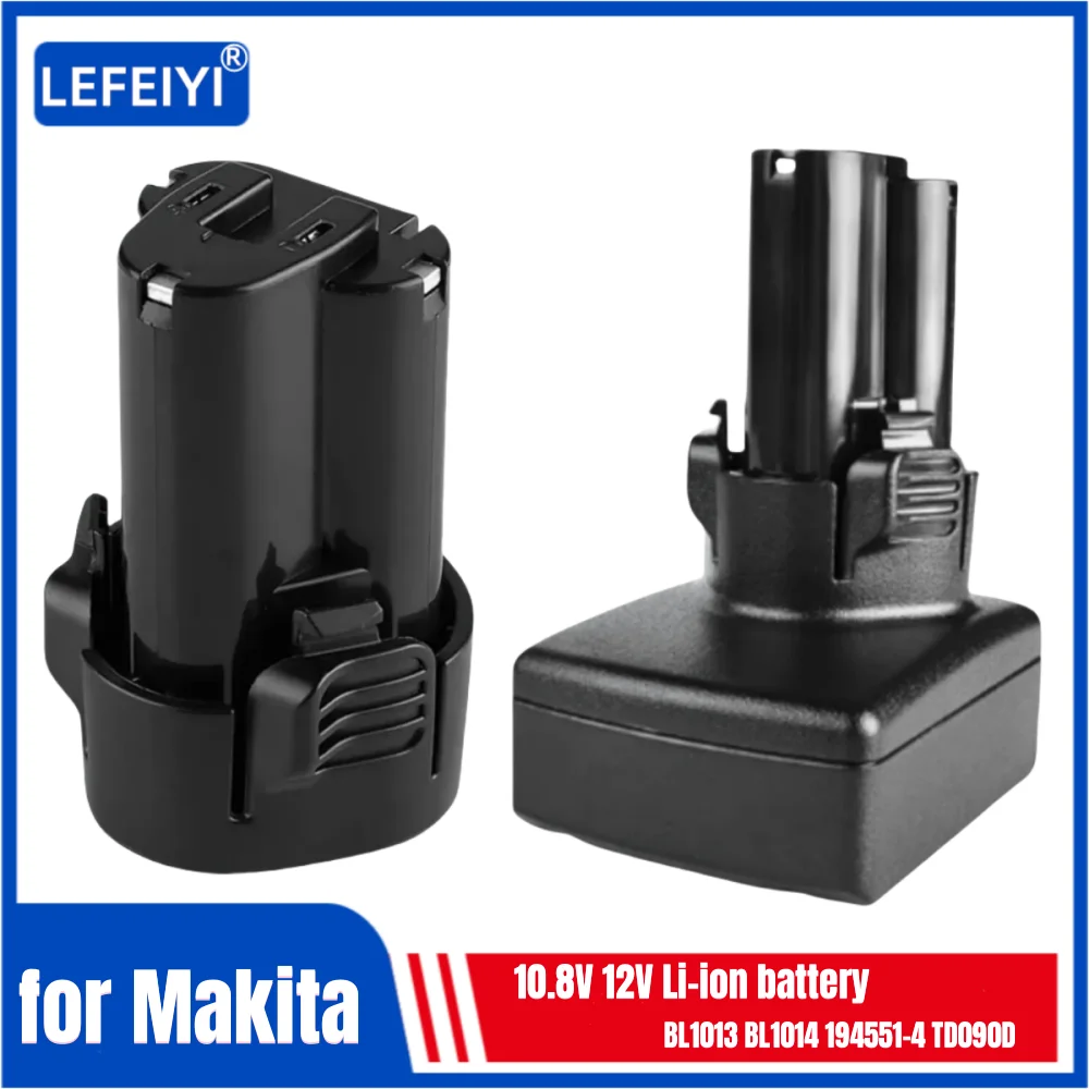Литий-ионный аккумулятор 10 8 В 12 6000 Ач 3000 мАч для Makita BL1013 BL1014 194551 -4 TD090D TD090DW LCT203W LCT204