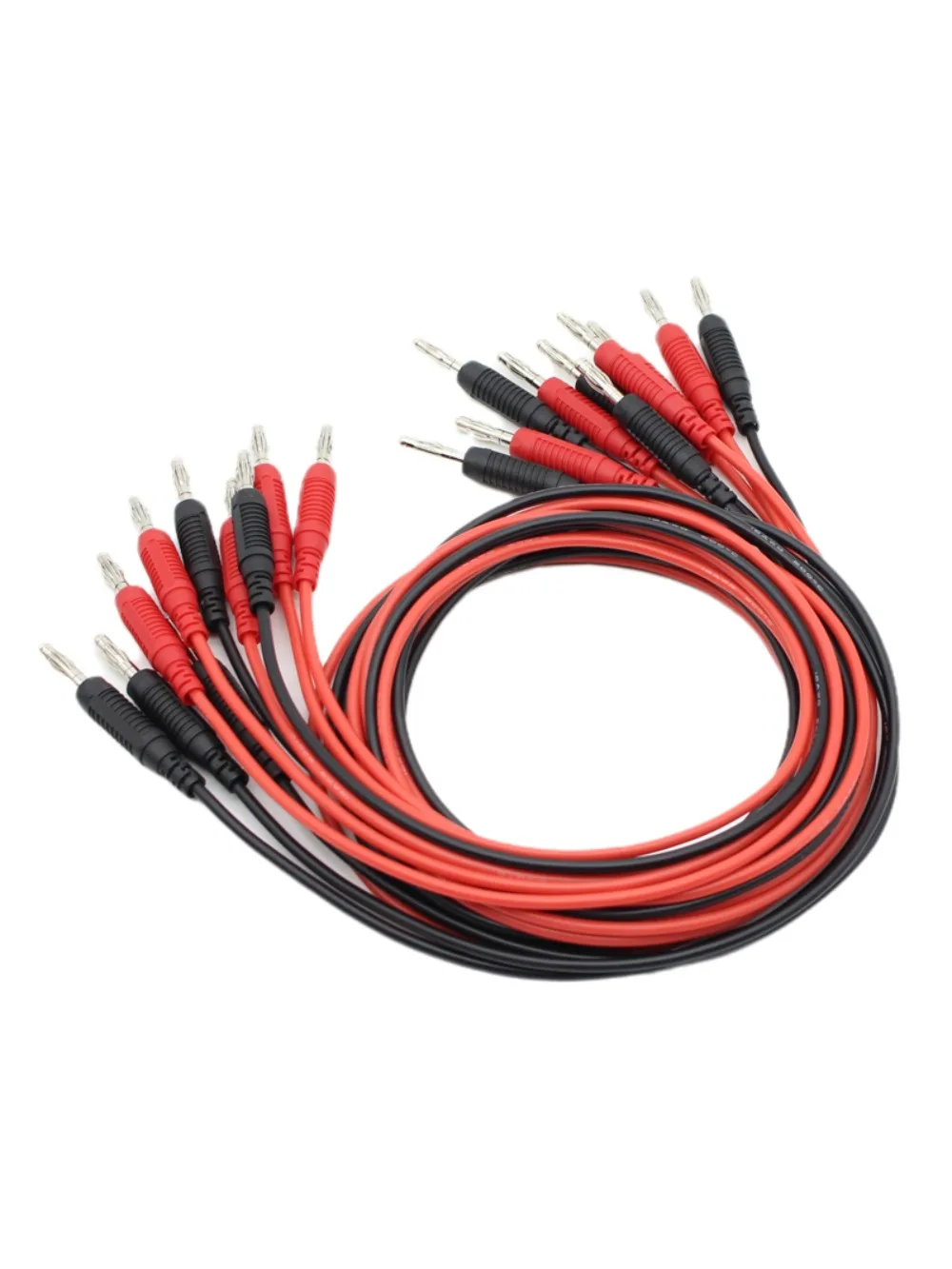 

TL200 высокое качество 16AWG гибкий силиконовый провод 4 мм разъем типа "банан" патч-корд тестовый провод
