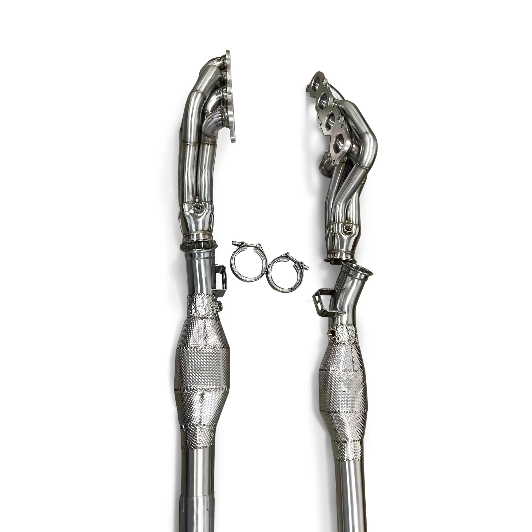 Для Mercedes-Benz c63 w204 насадки из нержавеющей стали тестовая труба без cat канальная