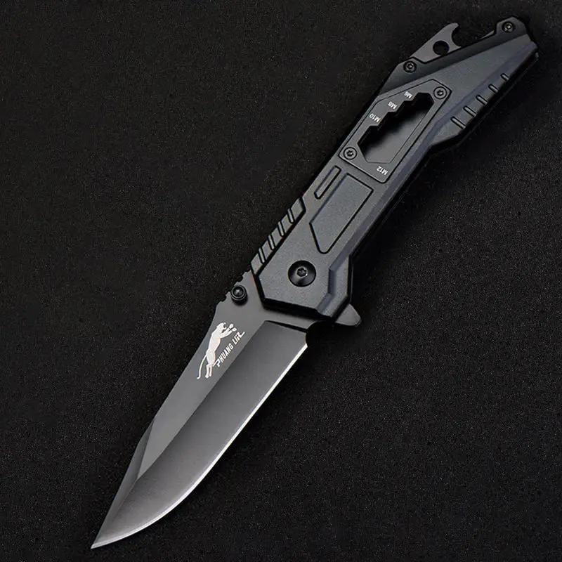 

Outdoor Knives Self-defense Folding Knives D2 Steel Folding Knives High Hardness Swiss Military Knives Field Survival Tools