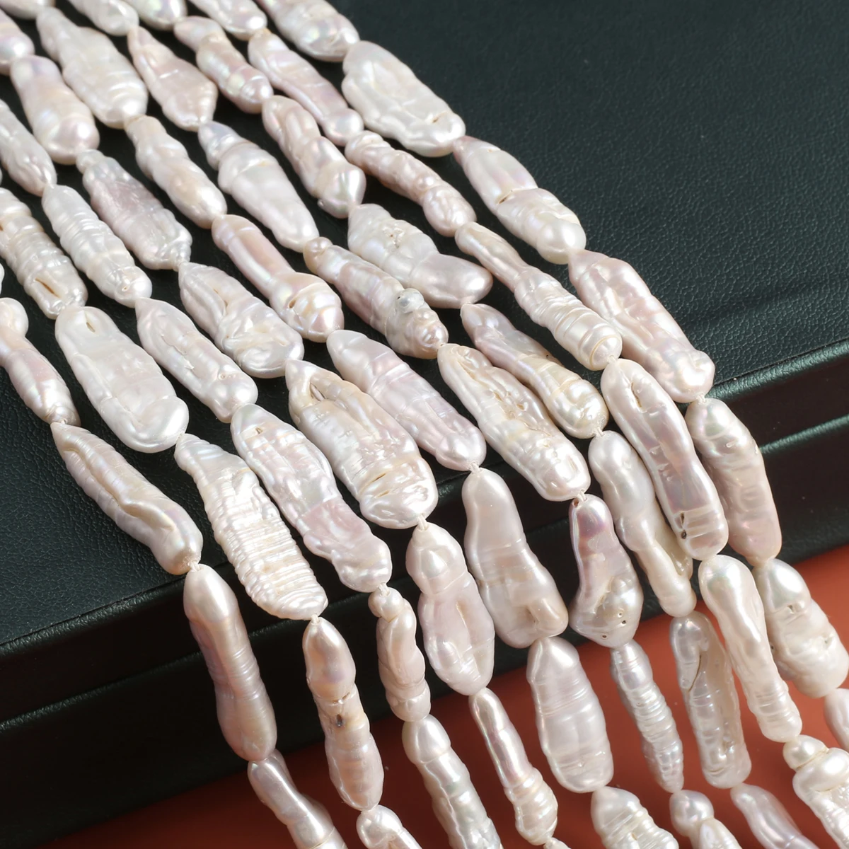 Натуральный жемчуг бива бисер серый Изысканная форма элегантный внешний вид для самостоятельного изготовления браслет ожерелье длина 36 см