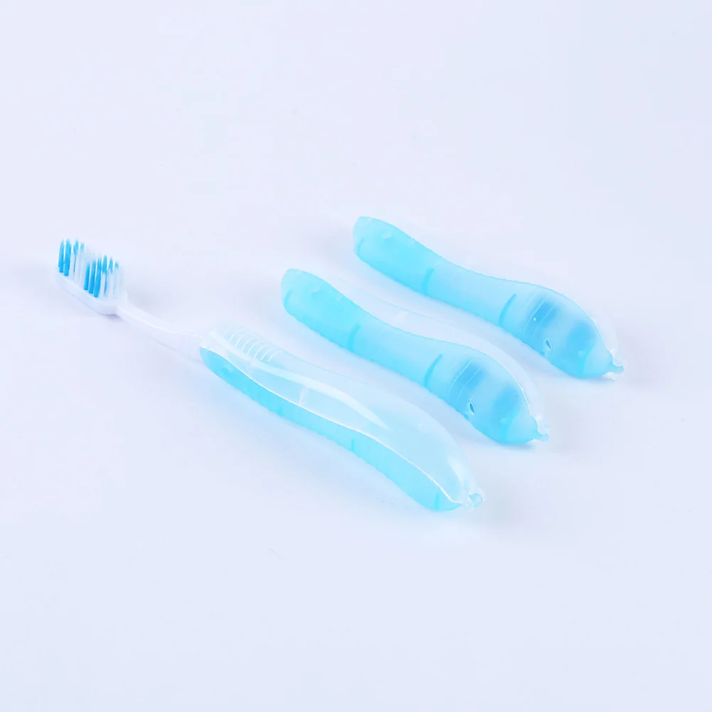 

10 Pcs Foldable Kids Toothbrushes Travel Folding Soft Camping Portable