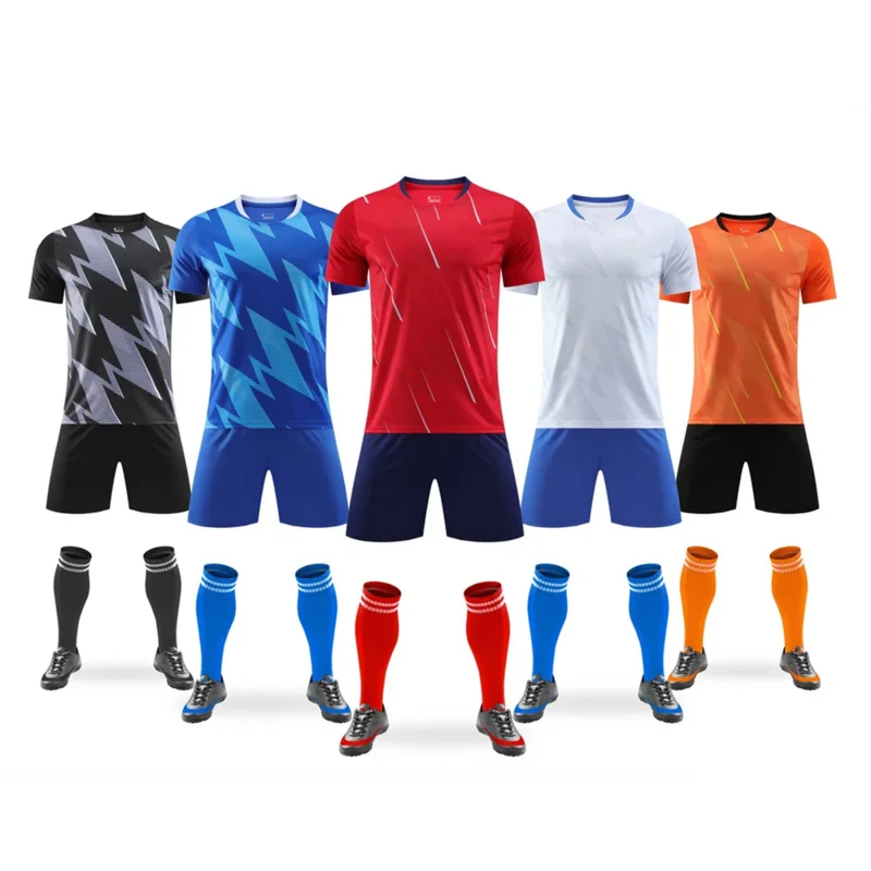 

Комплекты футболок для детей и мужчин, униформа для тренировок по футболу для мальчиков и женщин, спортивная одежда для команды с принтом для взрослых, размер 16-3XL
