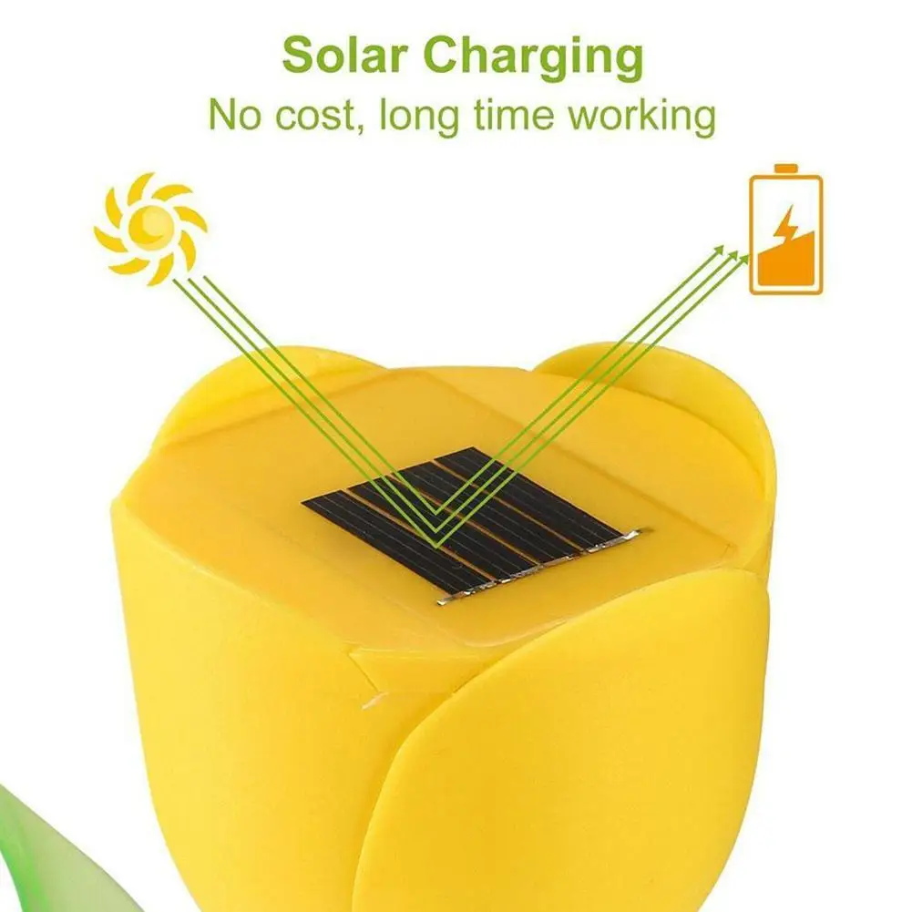 6 шт. водонепроницаемые светодиодсветодиодный фсветильник Ки на солнечной