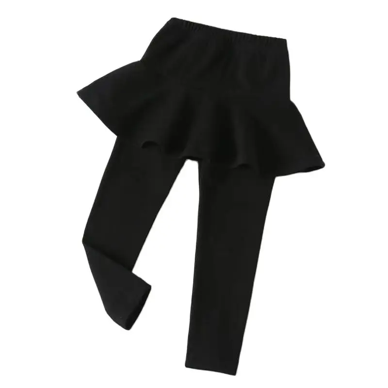 Детские леггинсы с юбкой Сезон весна-осень Леггинсы для девочек Хлопковые брюки