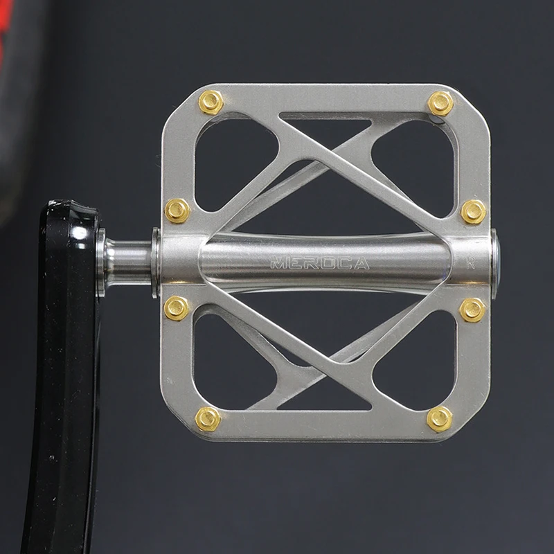 Титанивая педаль для горного велосипеда 88x81 мм 9/16 дюйма герметичный подшипник