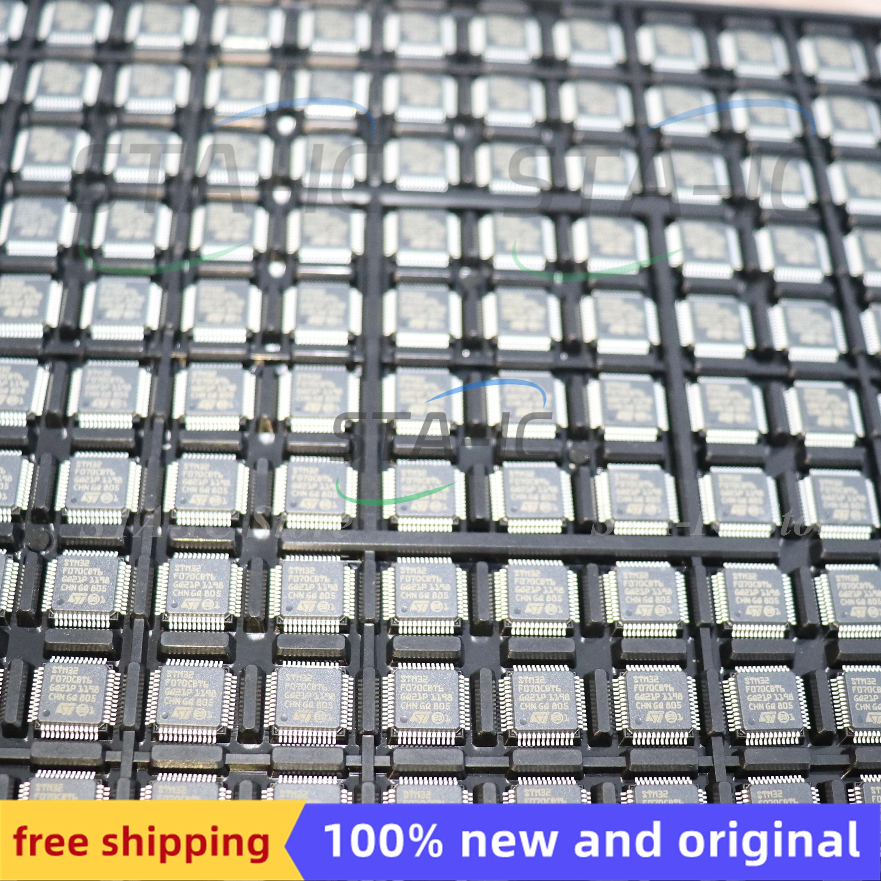

STM32F070CBT6 LQFP-48 новая оригинальная бесплатная доставка