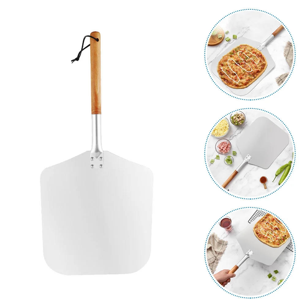 

Pizza Peel With Wooden Handle Baking Pizza Kitchen Oven Baking Tool