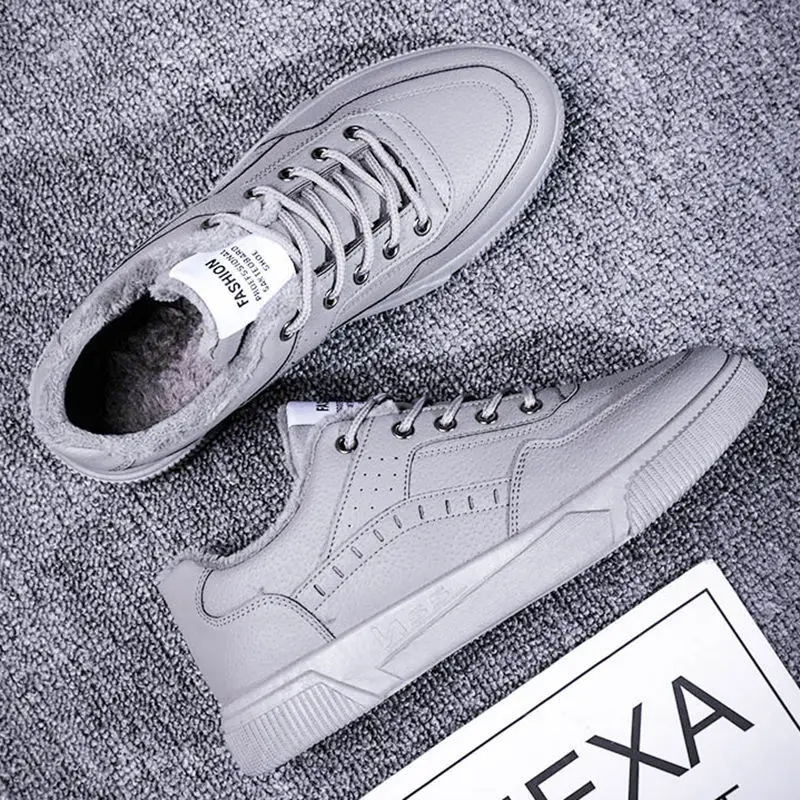 

2022 Winter New Men's Cotton Shoes Casual Shoes Snow Boots Men's Plus Velvet Thick All-match Fashion Warm Shoes Trendy Sneakers