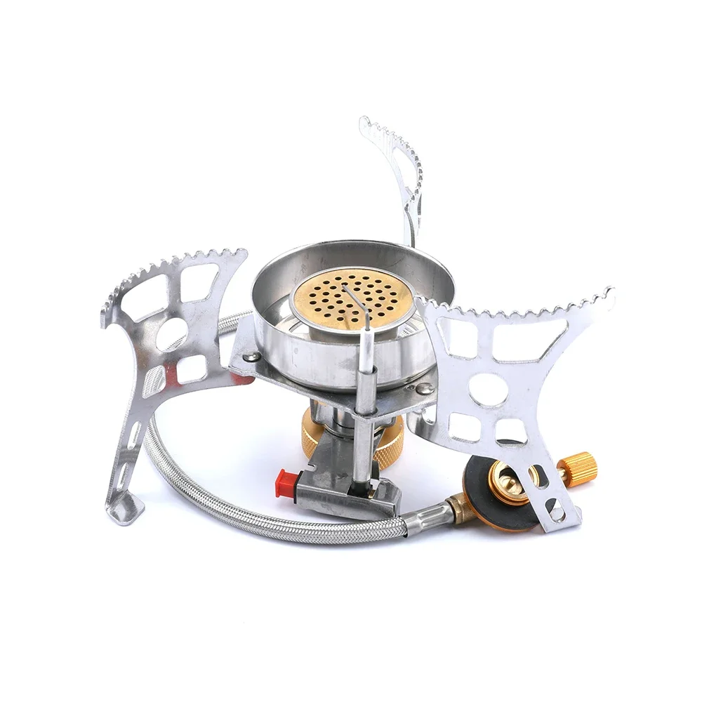 Газовая плита для кемпинга портативная туристическая с пьезозажиганием 3900 Вт