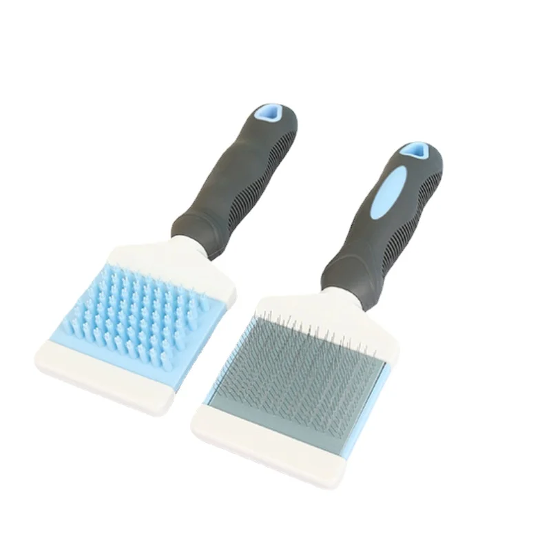 

ATUBAN For Dogs and Cats Pet Grooming Dematting Brush Easily Removes Mats, Tangles, and Loose Fur from The Pet’s Coat