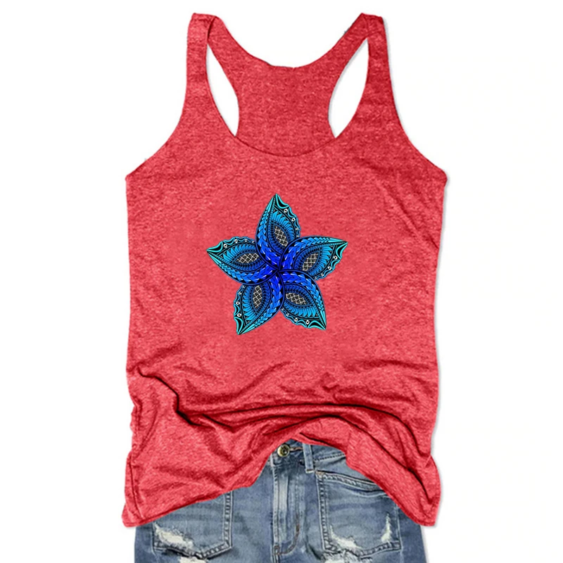 

Hawaii White Top Summer Floral Shirts Hawaii Tank Top Aloha Women Vacation Women Clothes Cute Sexy Top m