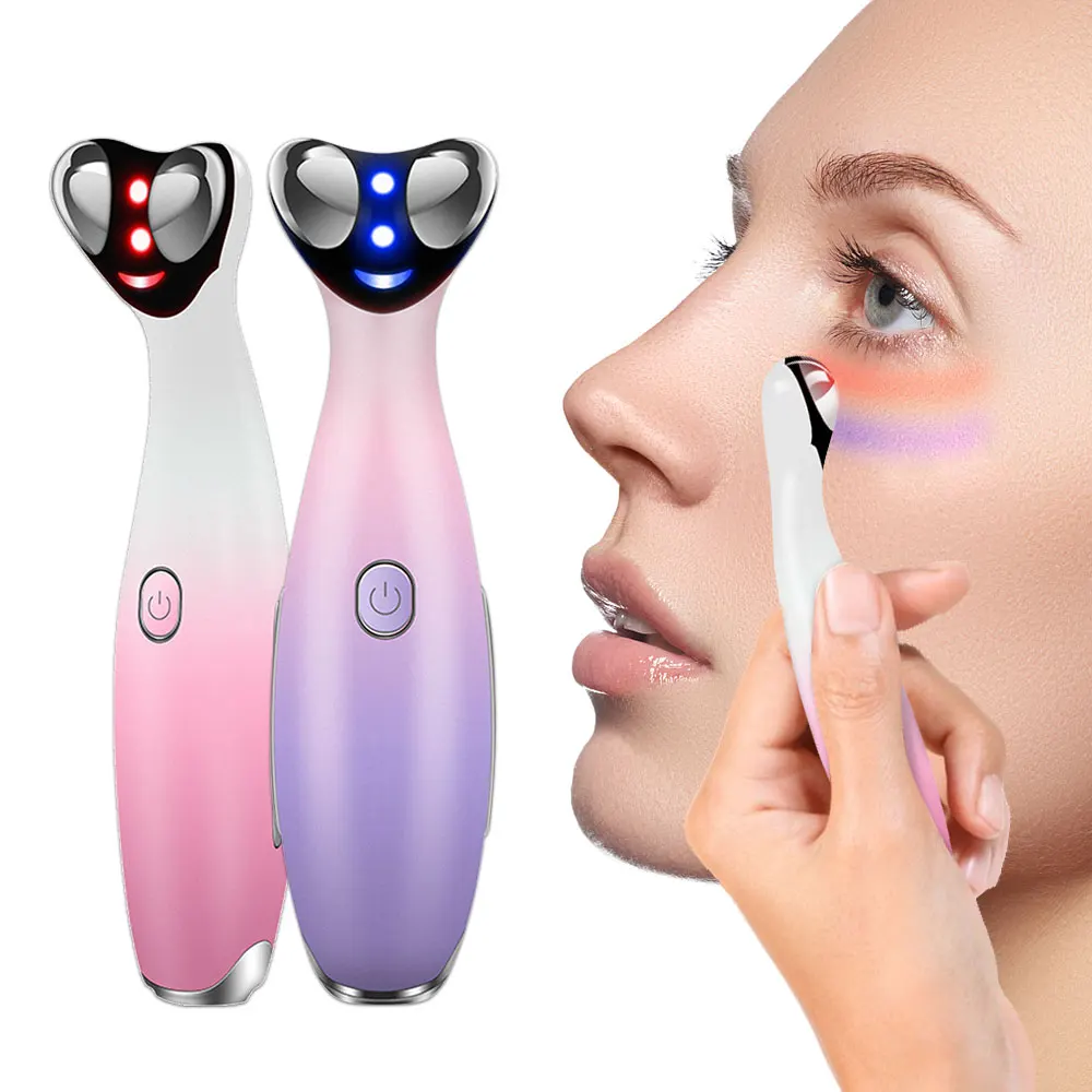 

Electric Facial Massager RF Radio Frequency Eyes Anti-Ageing Vibration Massage Skin Rejuvenation Wrinkle Removal Beauty Care
