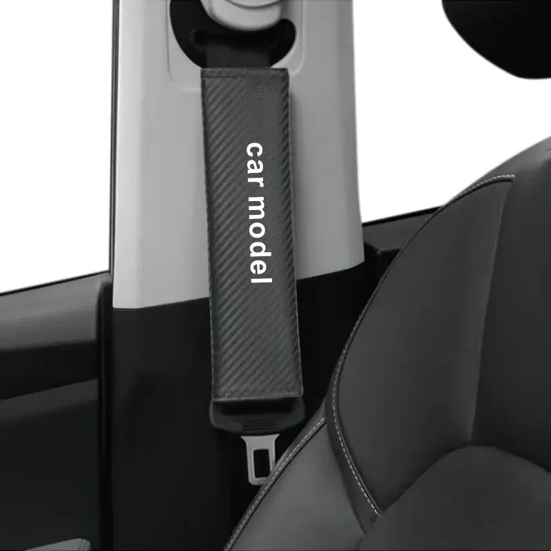 

Car seat belt shoulder pads carbon fiber logo protection shoulder pads For Ford Mondeo MK4 2008 2010 2011 2012 2013 2014 S-MAX