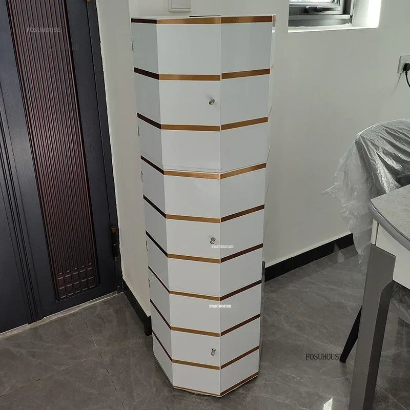 Европейский ультраузкий круглый органайзер для обуви домашний вход поворотные