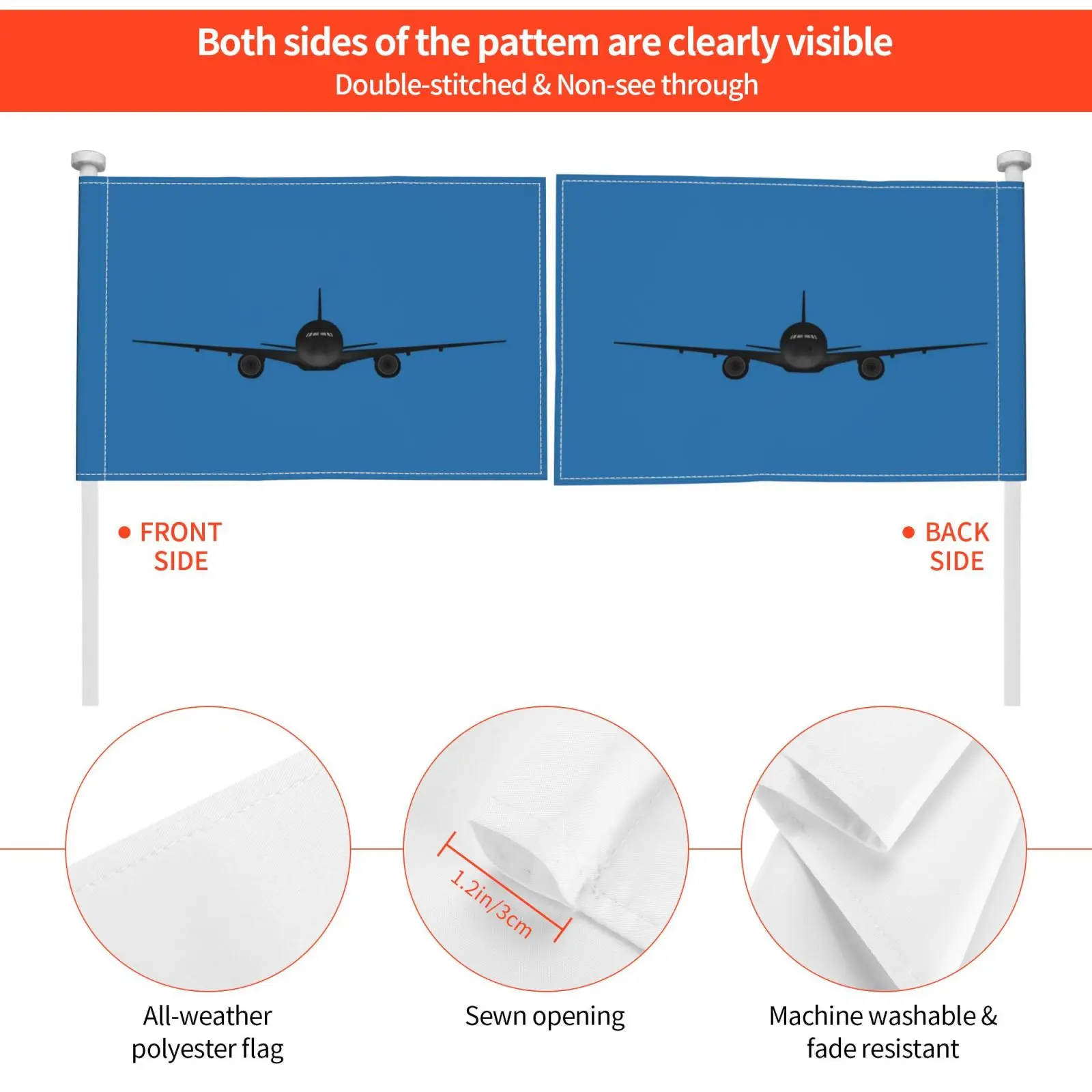 Тяжелая Коммерческая струйная печать пассажиров наружный декор флаг для