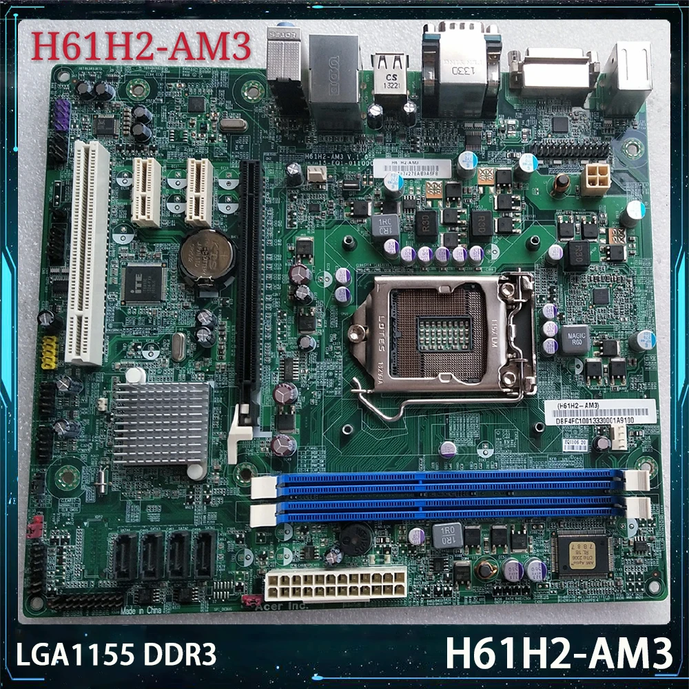 

H61H2-AM3 для Acer LGA1155 DDR3 настольная Материнская плата высокого качества Быстрая доставка