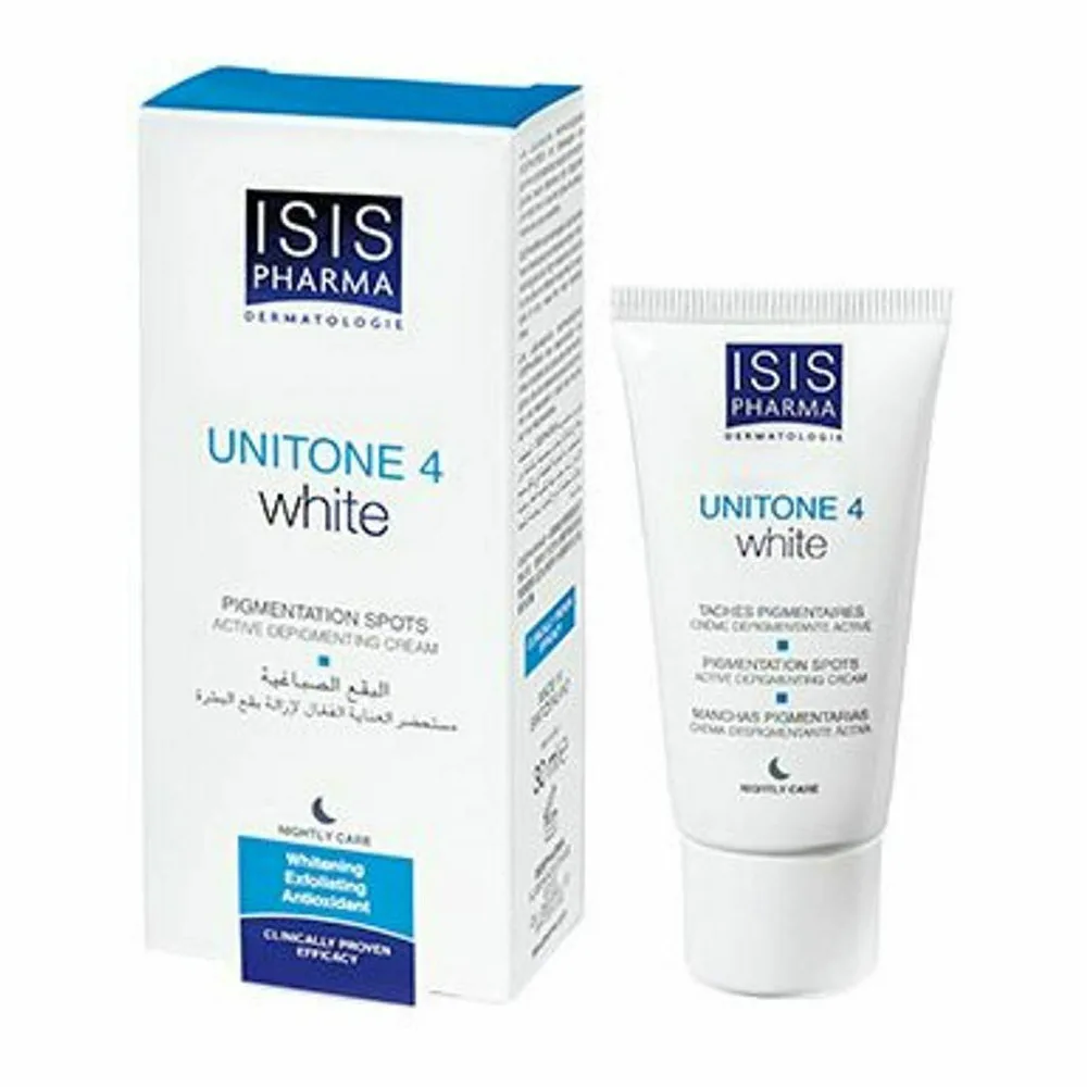 

Spot genuine bleaching Isis Unitone 4 White De Pigmentation Cream 30 ml Remove hyperpigmentation spots and whiten skin