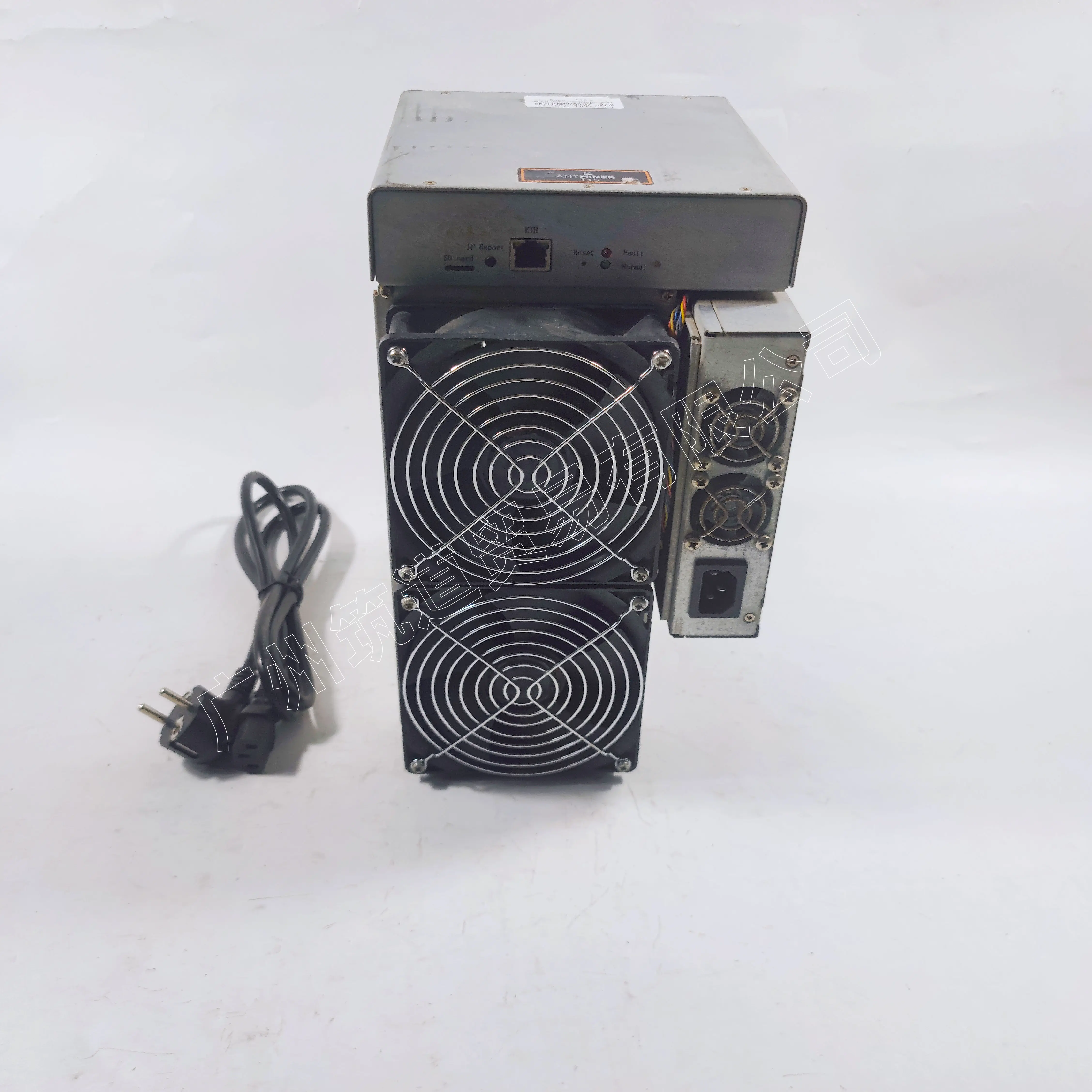 Бесплатная доставка б/у Майнер биткоинов AntMiner T15 23T с блоком питания лучше чем BITMAIN