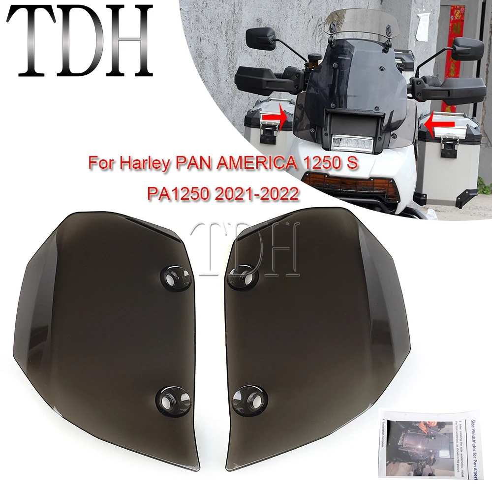 

For Harley PANAMERICA PAN AMERICA 1250S 1250 S PA1250S 2021-2022 Side Widened Windshield Lengthen Wind Shield Screen Protector