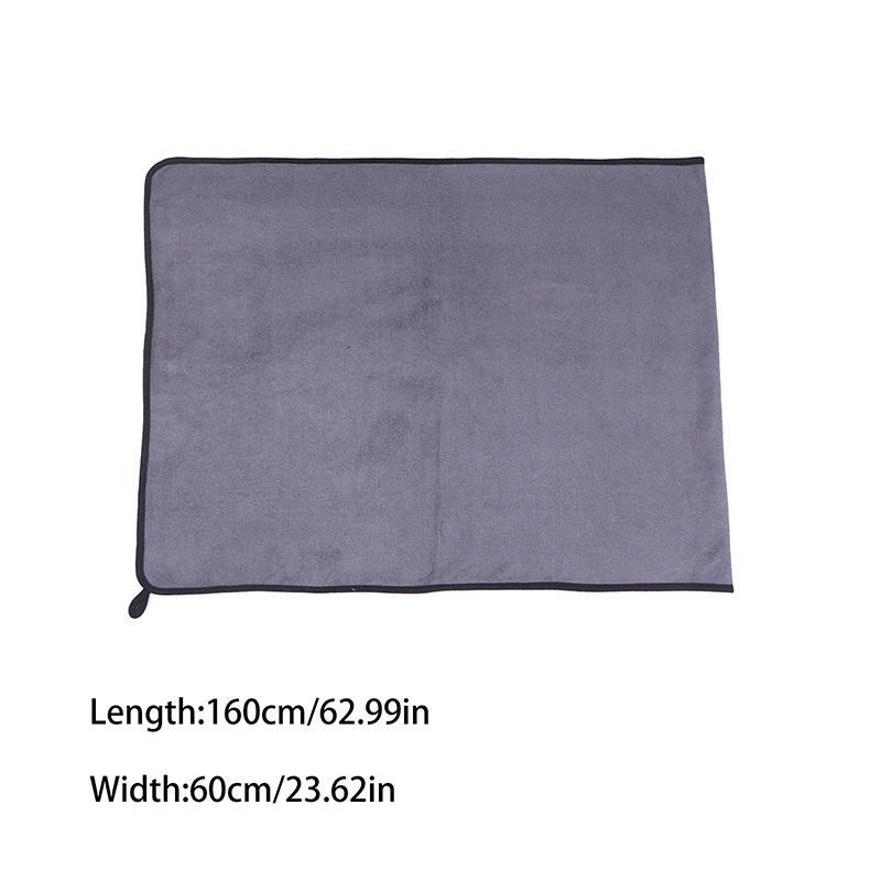 Плюшевое полотенце из микрофибры 160x60 см