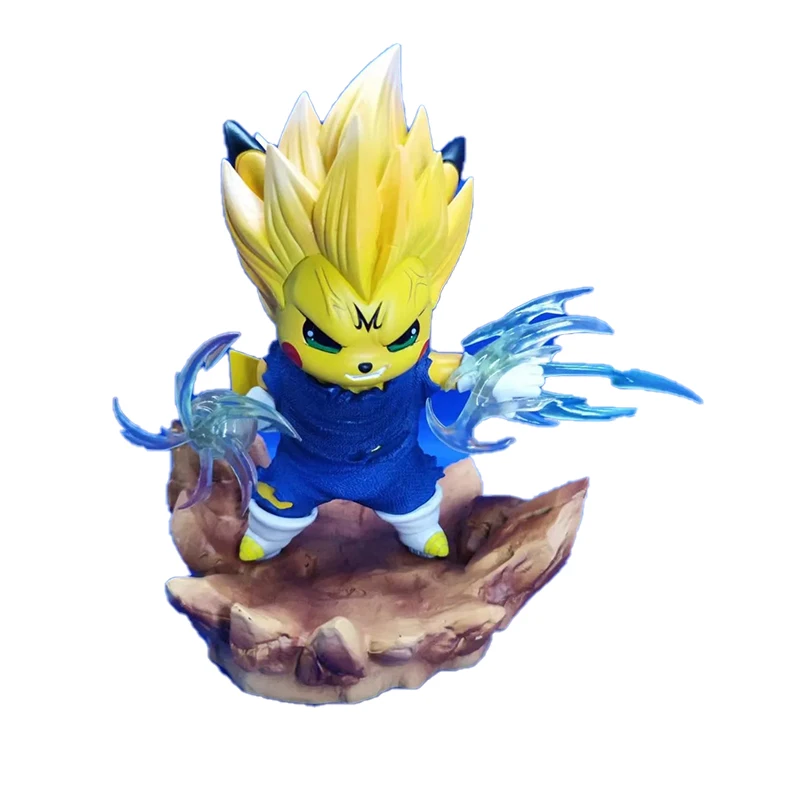 Аниме Драконий жемчуг Q версия Вегета IV косплей Пикачу модель орнамент в коробке