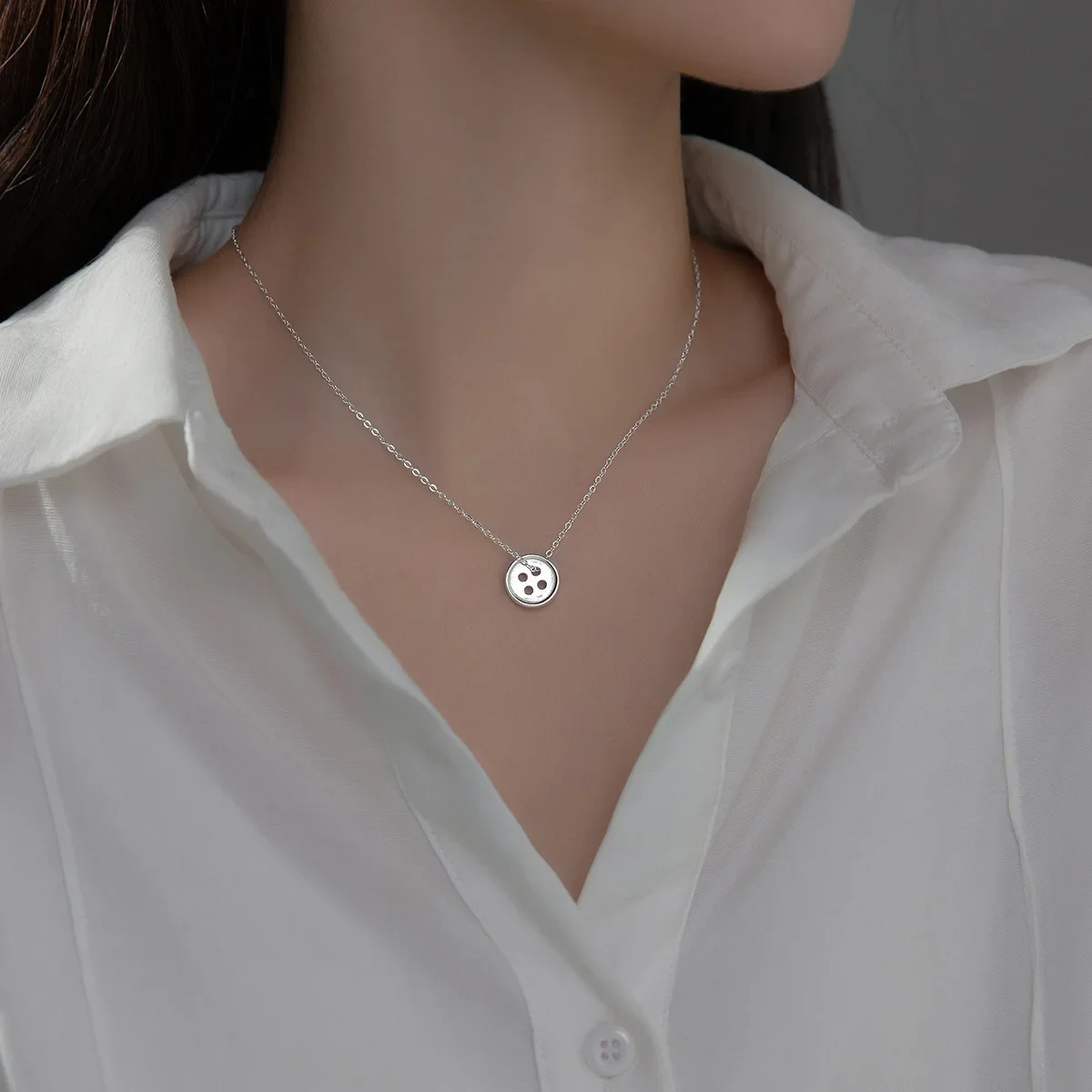 Чистое серебро 925 пробы простое универсальное уникальное элегантное женское