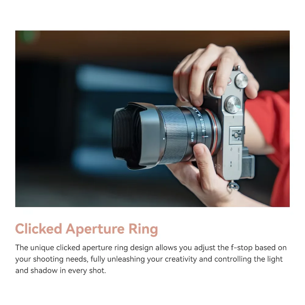 Полнокадровый объектив TTArtisan Auto Focus 75 мм F2 для беззеркальной камеры Sony A7M4 a6000 zve10