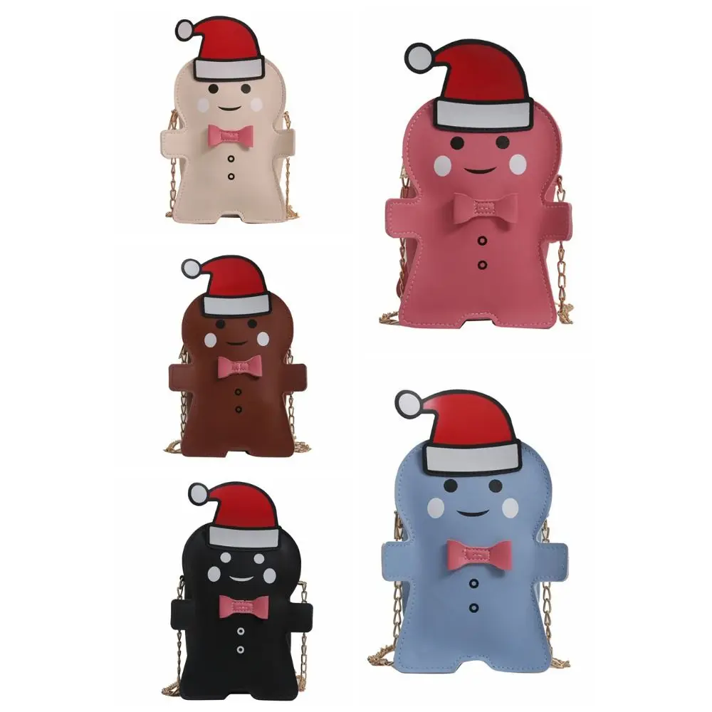 Женская кожаная сумка-Кроссбоди с бантом и мультяшным принтом