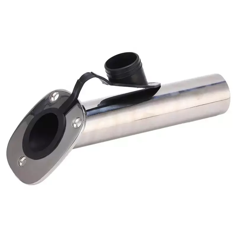Heavy Duty Rod Holders Replacement Rod Holder Polished Marine Grade with PVC Cap for Fishing for Yacht enlarge